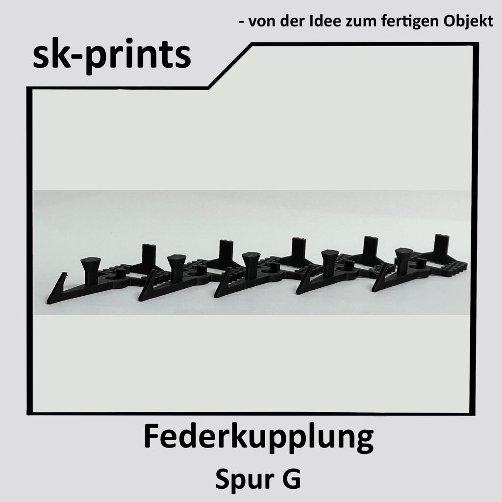 Federkupplung einzel/Set | kompatibel mit Spur G Ersatzteil