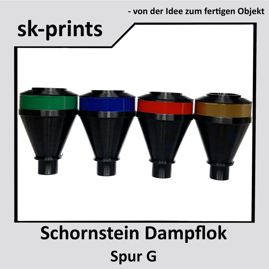 Schornstein/Schlot Weihnachtszug / Dampflok | kompatibel mit Spur G Ersatzteil