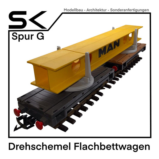 Drehschemel Flachbettwagen | Ersatzteil für Spur G Ersatzteil