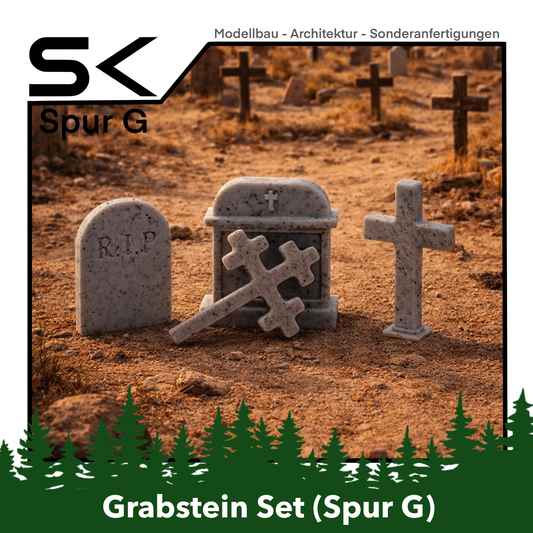 Grabstein Set | kompatibel mit Spur G Ersatzteil
