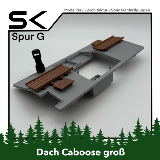 Dach Caboose groß | kompatibel mit Spur G Ersatzteil