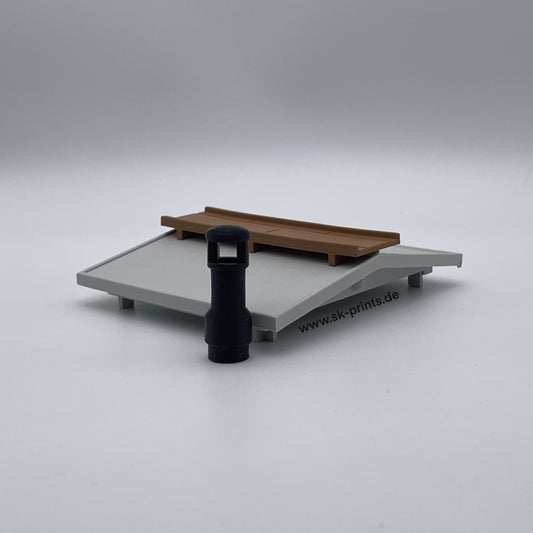 Reparatur-Set Caboose (Dach + Schornstein) | kompatibel mit Spur G Ersatzteil