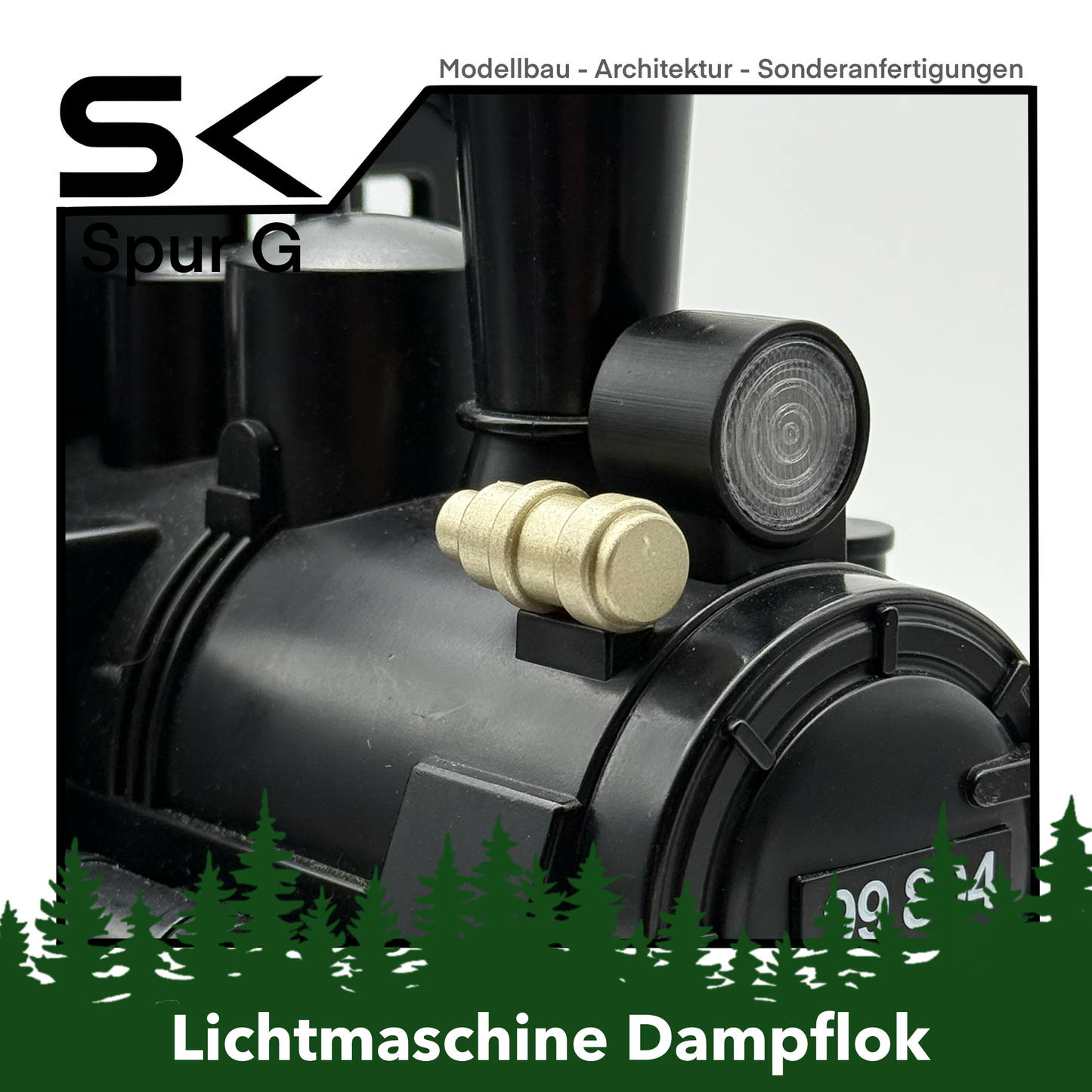Lichtmaschine Dampflok | kompatibel mit Spur G Ersatzteil (Kopie)