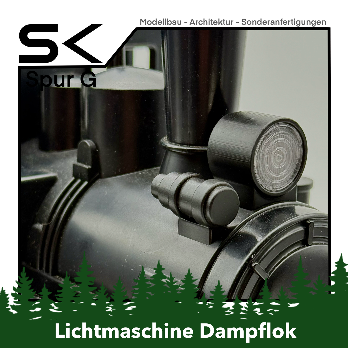 Lichtmaschine Dampflok | kompatibel mit Spur G Ersatzteil (Kopie)