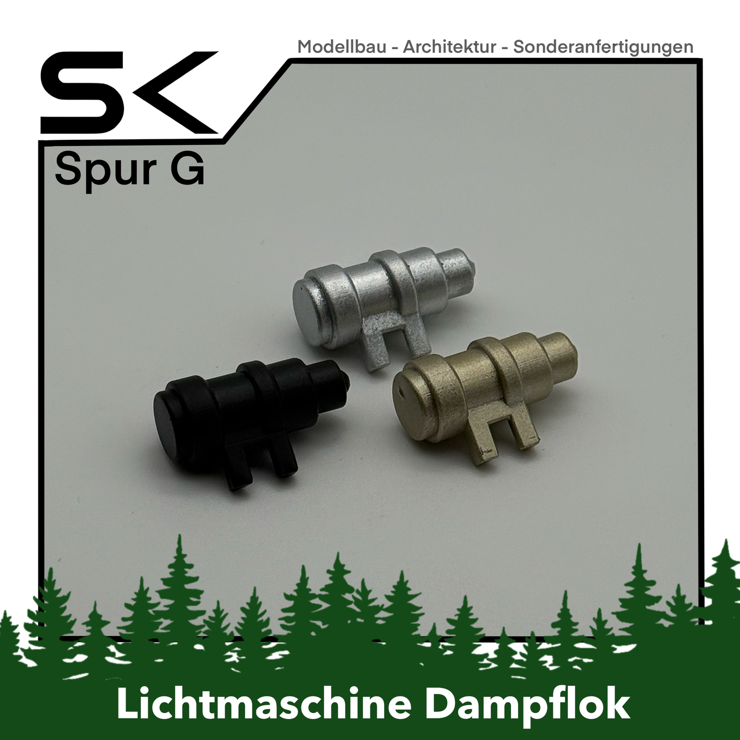 Lichtmaschine Dampflok | kompatibel mit Spur G Ersatzteil (Kopie)