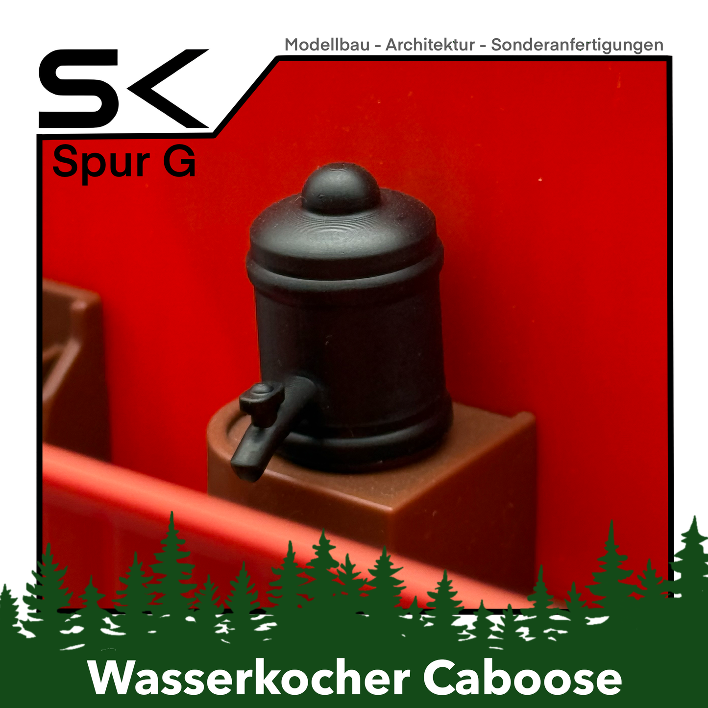 Wasserkocher Caboose Westernwaggon | Ersatzteil für Spur G