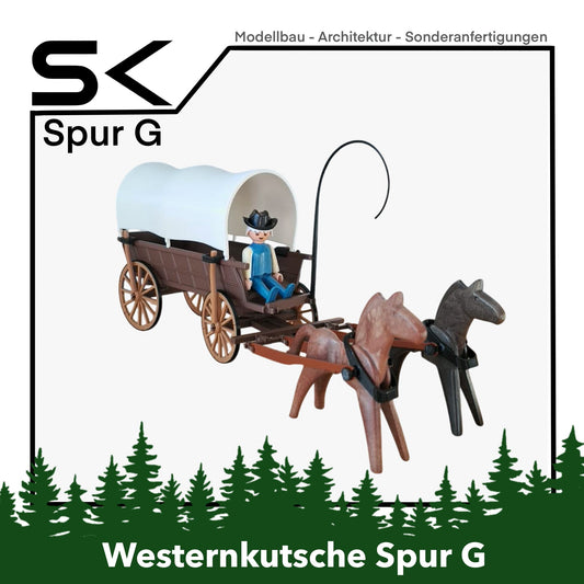 Western Kutsche Planwagen Spur G Playmobil