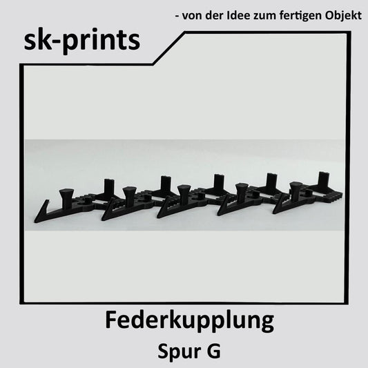 Federkupplung einzel/Set | kompatibel mit Spur G Ersatzteil