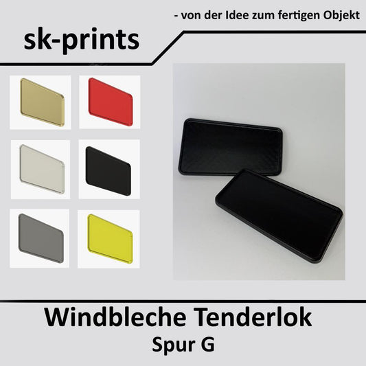 Windleitblech Schlepptenderlok | kompatibel mit Spur G Ersatzteil