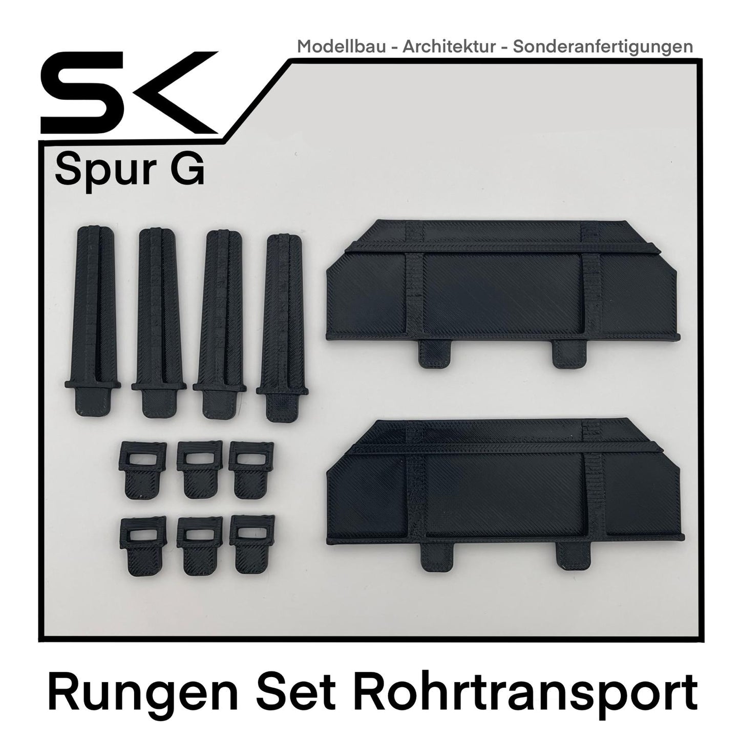 Rungenset Rohre | kompatibel mit Spur G Ersatzteil