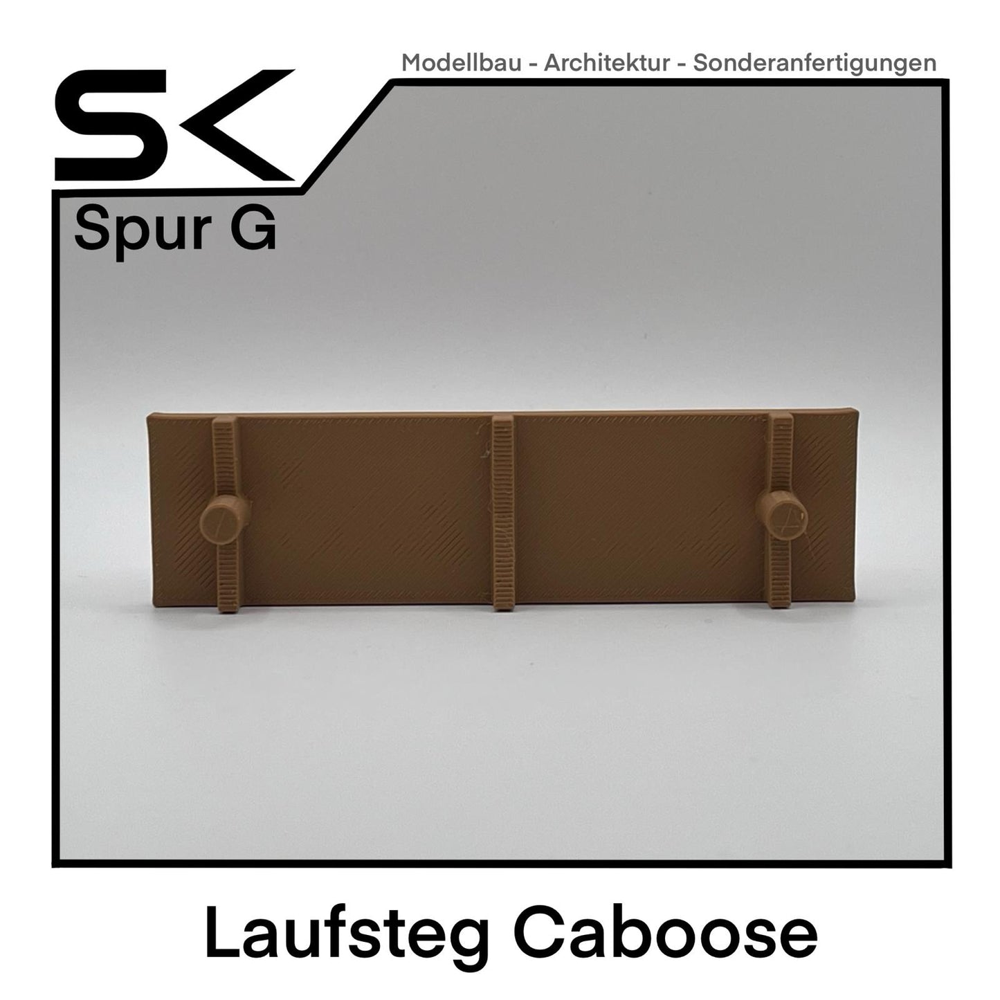 Laufsteg Caboose | kompatibel mit Spur G Ersatzteil