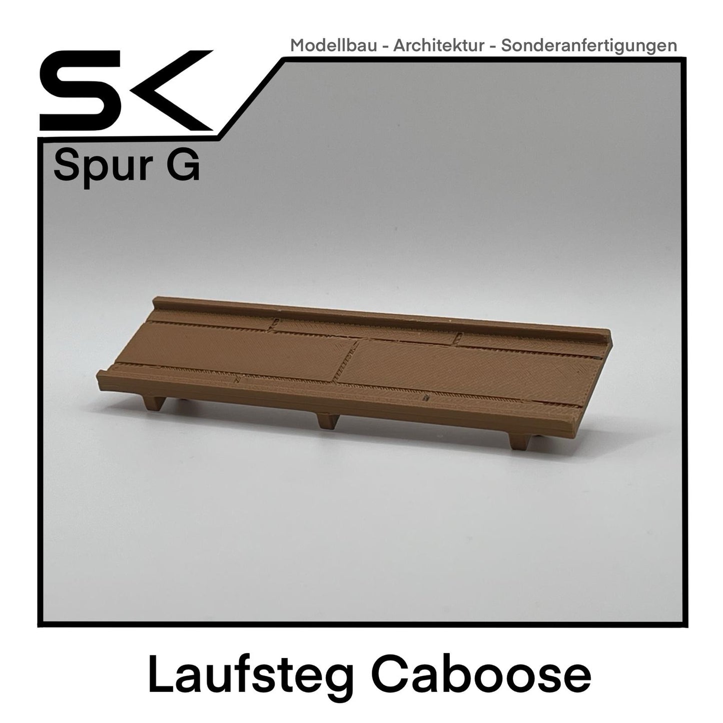 Laufsteg Caboose | kompatibel mit Spur G Ersatzteil