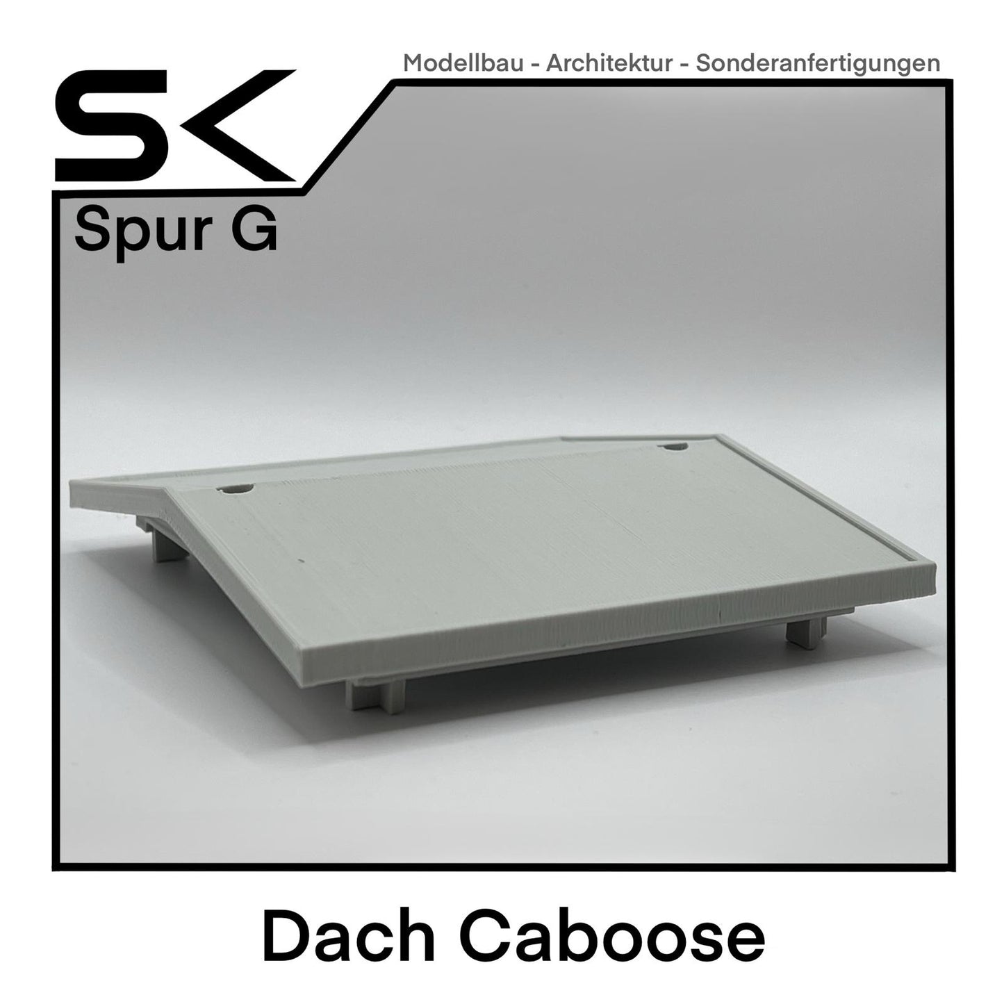 Dach Caboose | kompatibel mit Spur G Ersatzteil