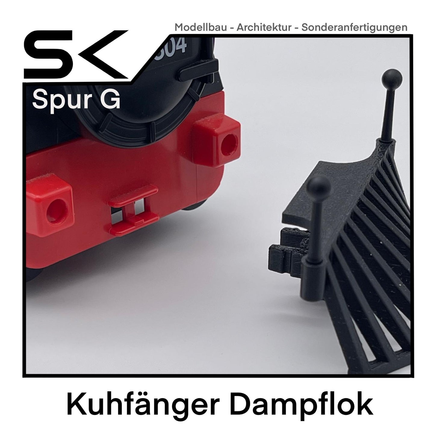 Kuhfänger Dampflok / Weihnachtslok | kompatibel mit Spur G Ersatzteil
