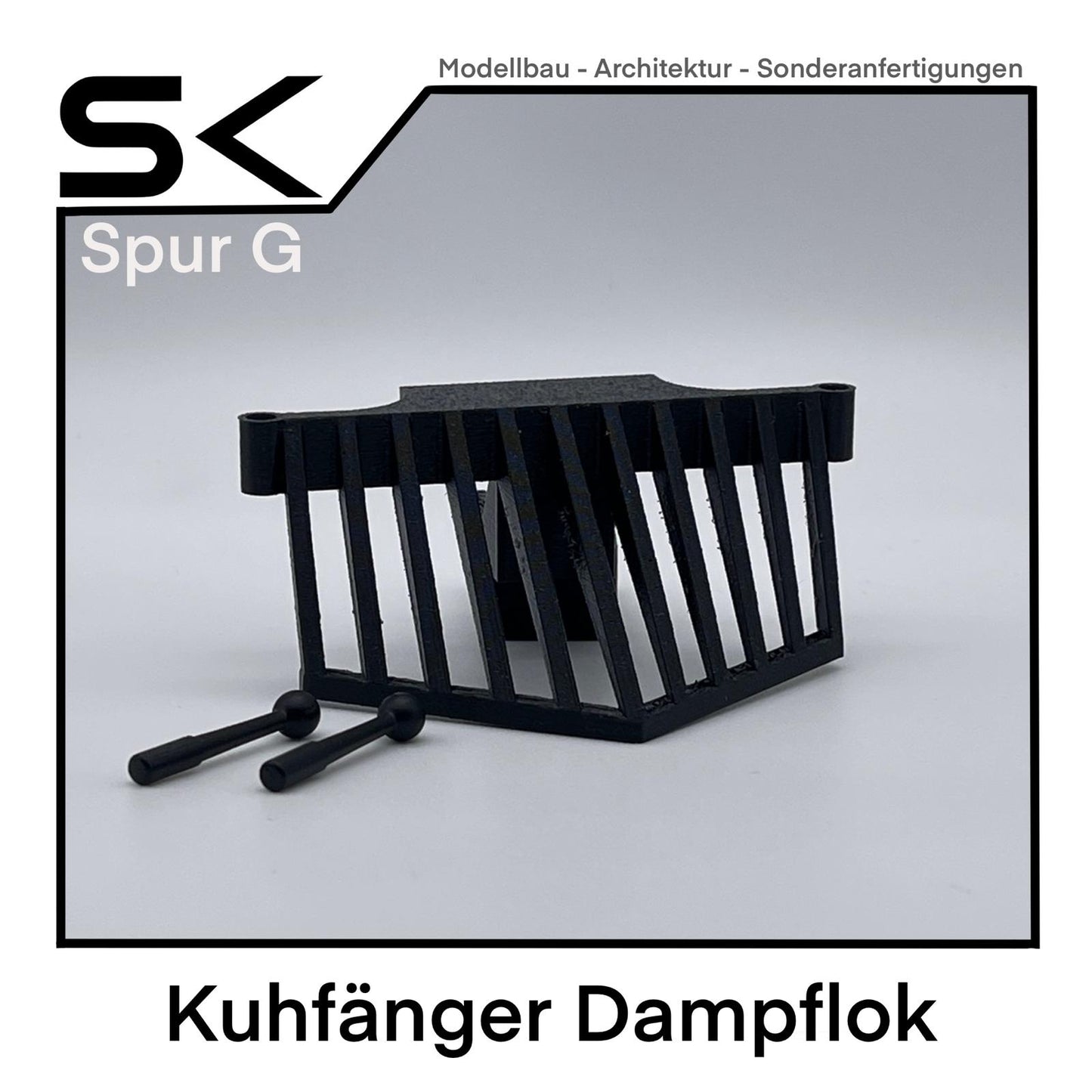 Kuhfänger Dampflok / Weihnachtslok | kompatibel mit Spur G Ersatzteil