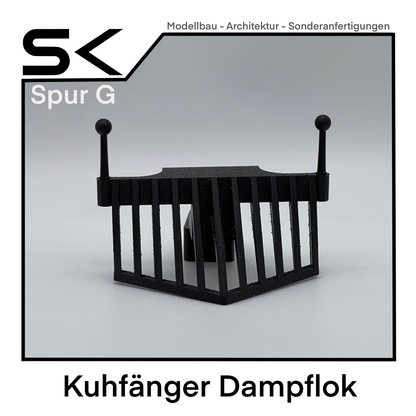 Kuhfänger Dampflok / Weihnachtslok | kompatibel mit Spur G Ersatzteil