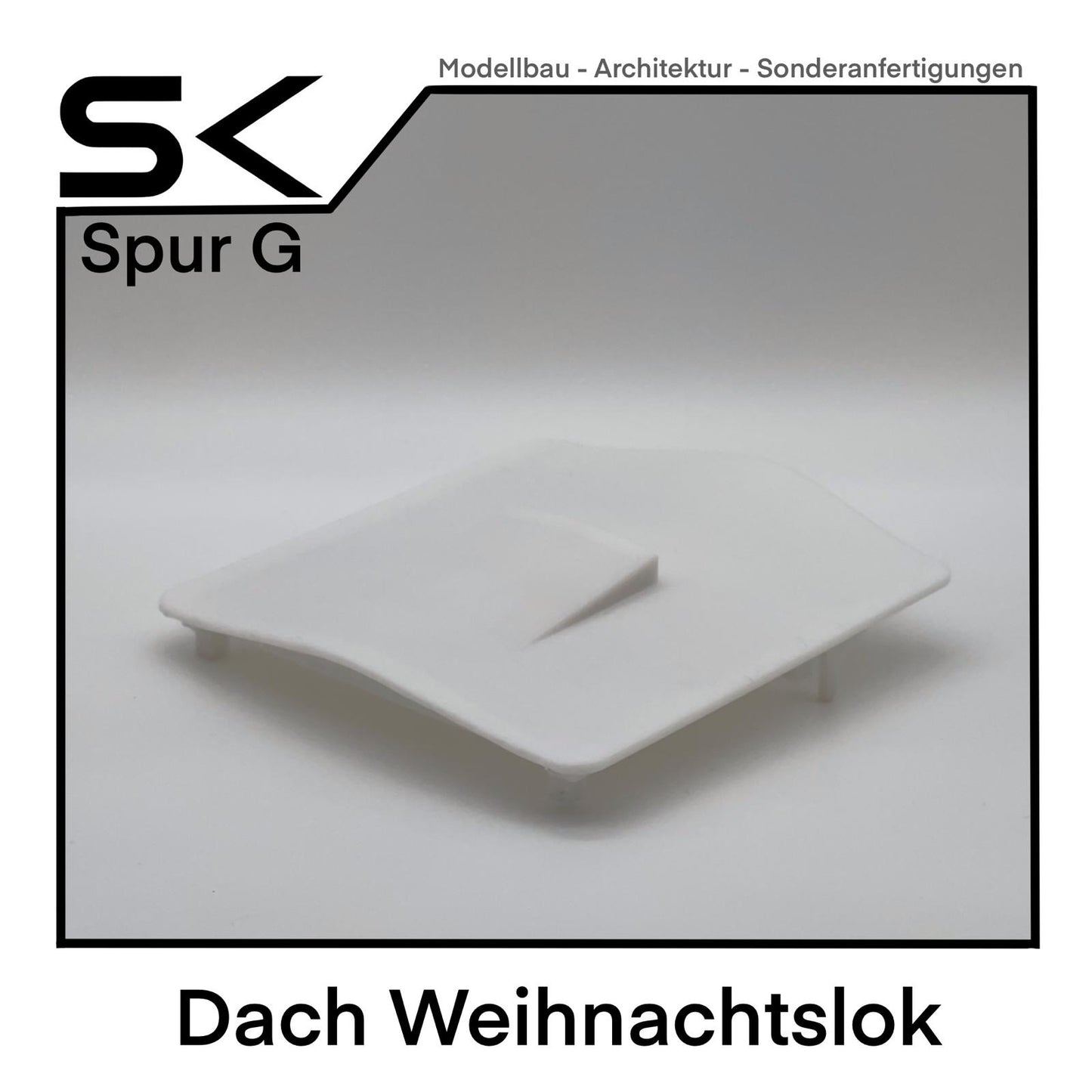Dach Weihnachtslok / Dampflok | Ersatzteil für Spur G
