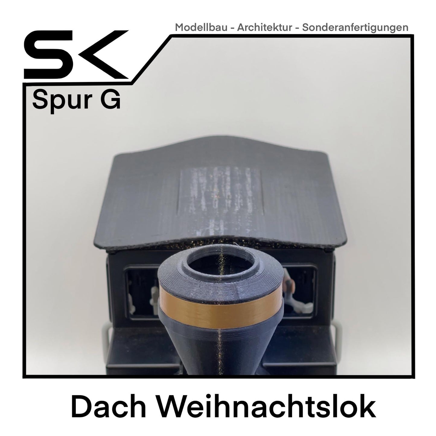 Dach Weihnachtslok / Dampflok | Ersatzteil für Spur G