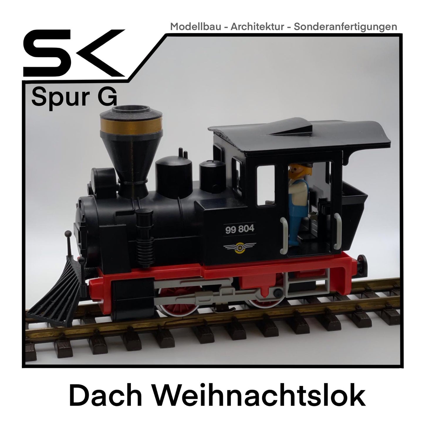 Dach Weihnachtslok / Dampflok | Ersatzteil für Spur G