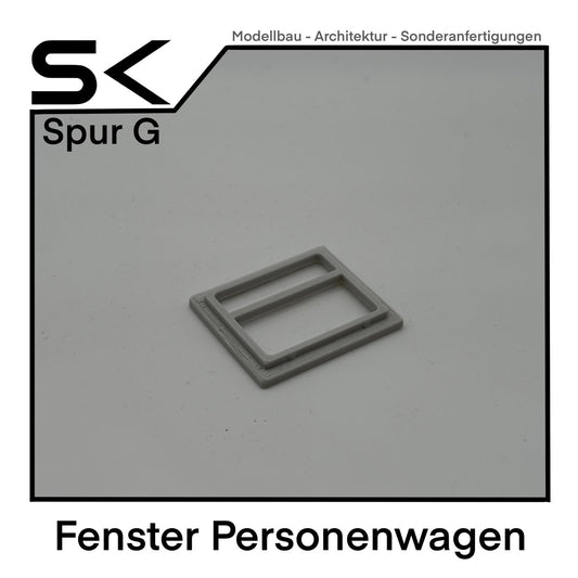 Umbau-Set Personenwagen klickbare Fenster 6 Stück | passend Spur G sk-prints