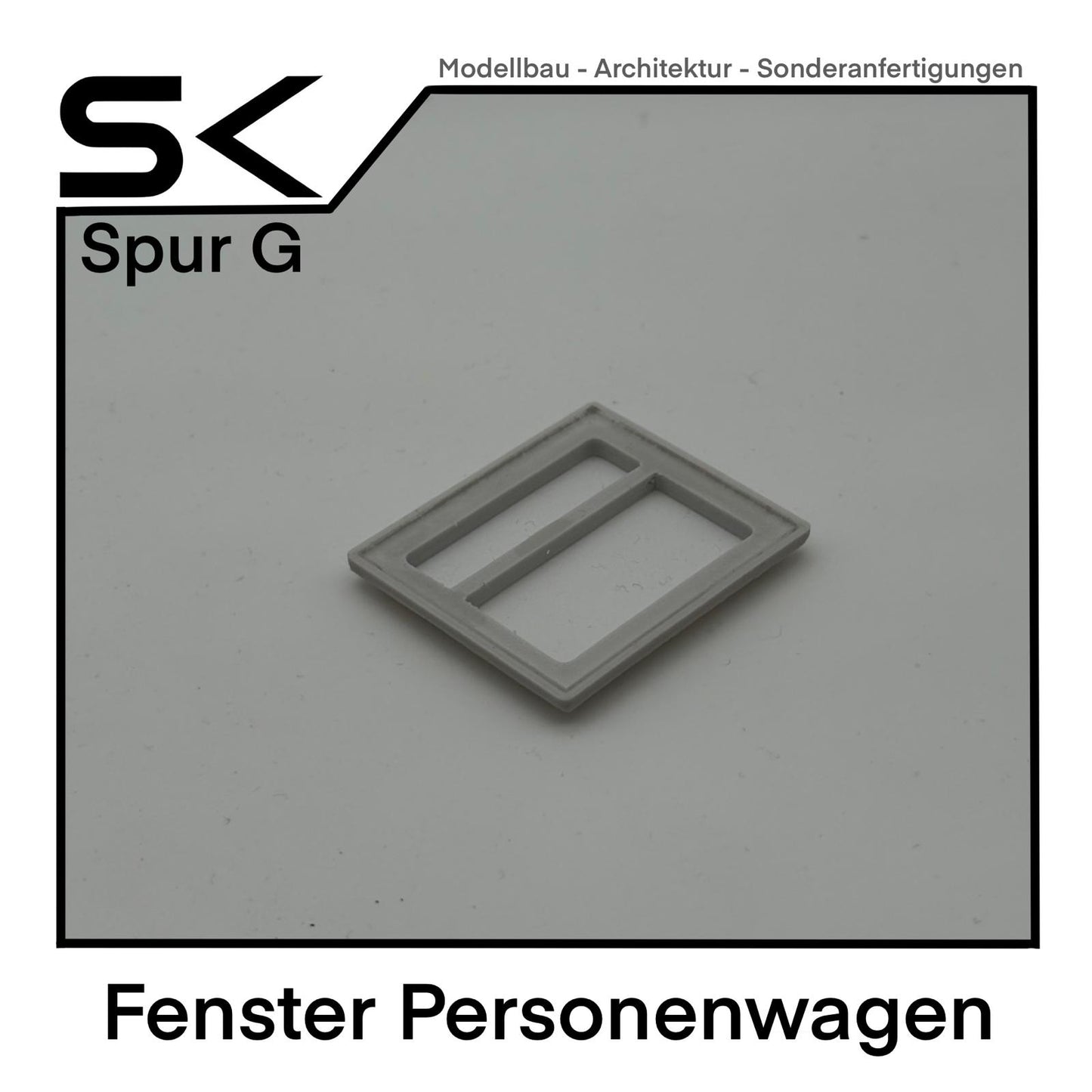 Umbau-Set Personenwagen klickbare Fenster 6 Stück | passend Spur G sk-prints