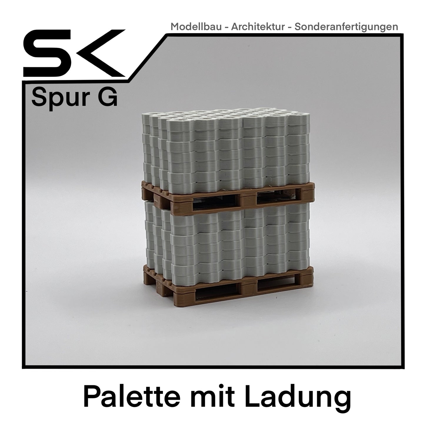 Palette mit Ladung | Spur G (1:22,5)