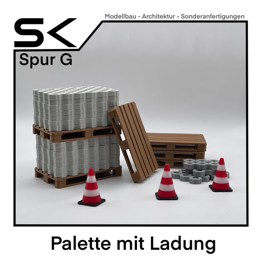Palette mit Ladung | Spur G (1:22,5)