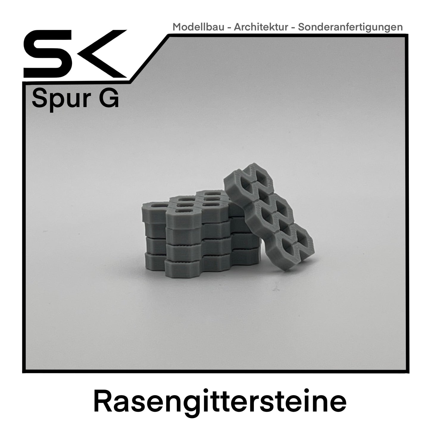 Rasengittersteine (Set: 15) | Spur G (1 : 22.5)