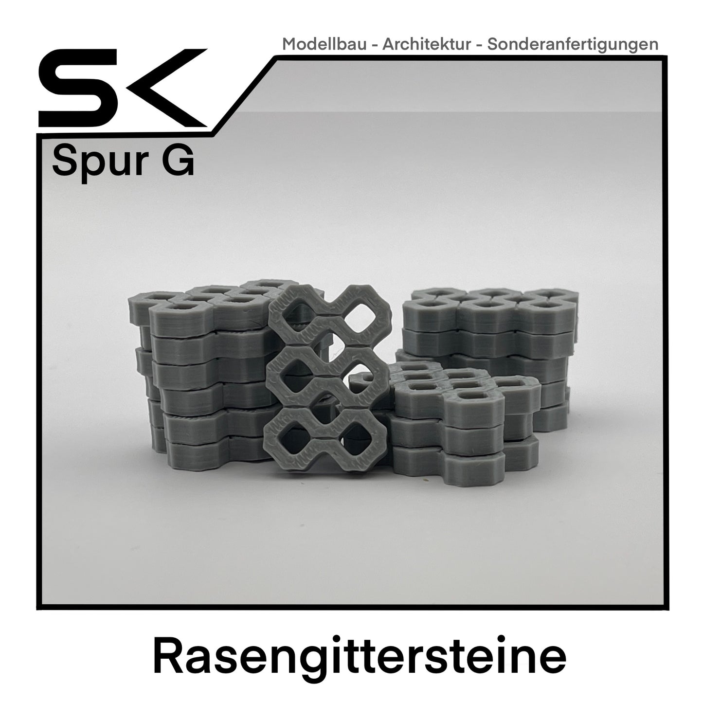 Rasengittersteine (Set: 15) | Spur G (1 : 22.5)