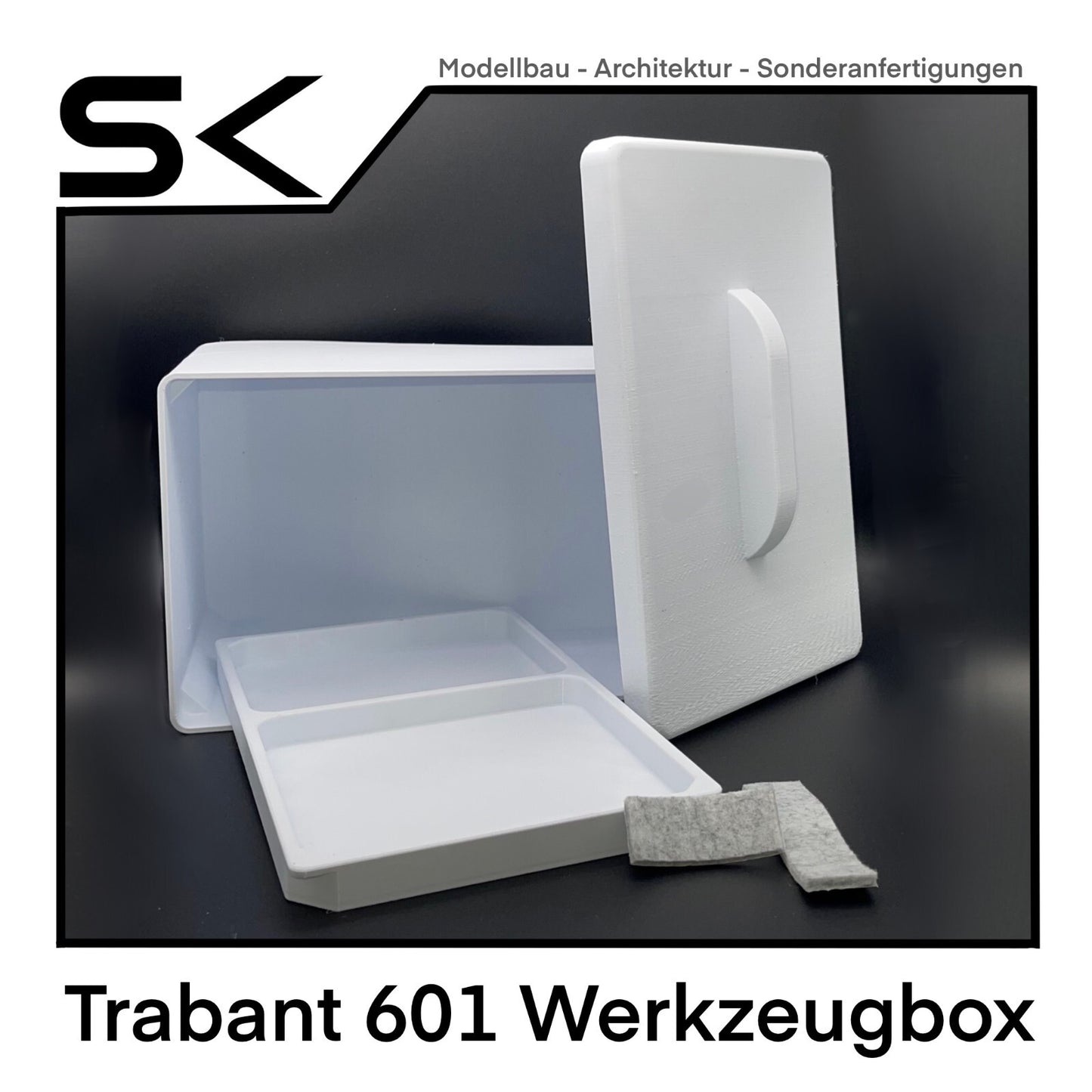 TrabiBox - Werkzeugbox für den Trabant 601 Motorraum