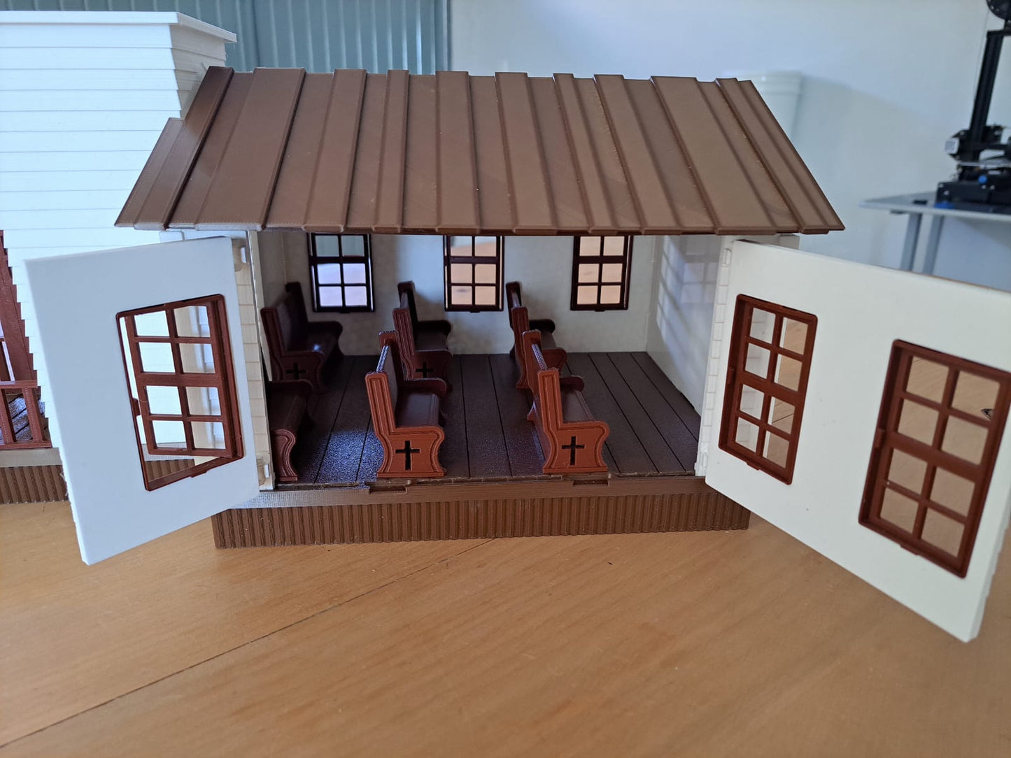 Western Kirche Spur G 1:22,5 – 3D Druck Gebäude Gartenbahn