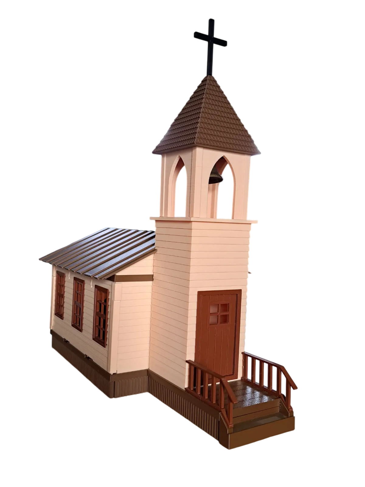 Western Kirche Spur G 1:22,5 – 3D Druck Gebäude Gartenbahn